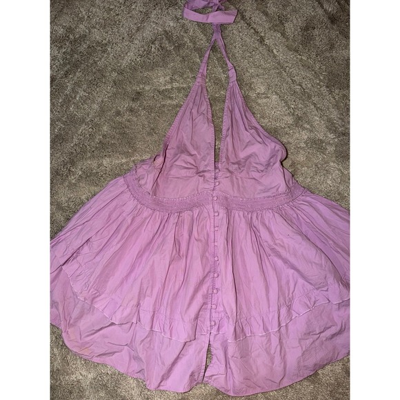 Free People Dresses & Skirts - Free People Sail Away Halter Mini Dress XS